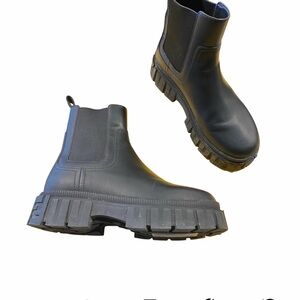Fendi Black Chunky Ankle Booties
